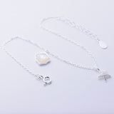 B072 - 925 silver and MOP sealife bracelet