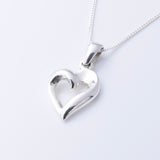 P1281 - 925 silver heart pendant
