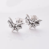 S943 - 925 silver bat stud earrings