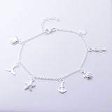 B068 - 925 silver sealife bracelet