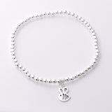B030 - 925 silver bead and bee charm