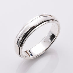 R285 925 silver spinner ring