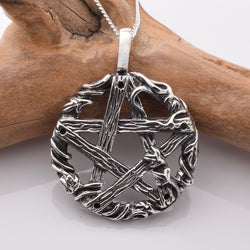 P1138 - 925 silver pentagram pendant