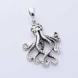 P1319 - 925 silver Octopus pendant