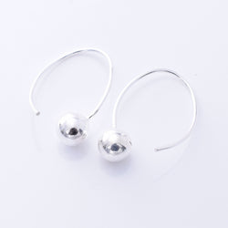 E935 - 925 silver ball threader earrings