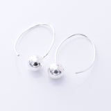 E935 - 925 silver ball threader earrings