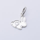 P1245 - 925 silver bunny pendant.