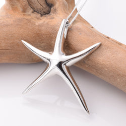P624 - Silver Starfish pendant