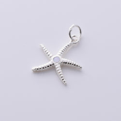 P987 - 925 silver and MOP starfish  pendant