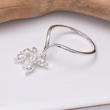 R183 - 925 Silver tassel bead ring