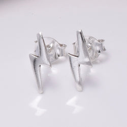 S667 - 925 silver lightning stud earrings