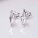 S667 - 925 silver lightning stud earrings
