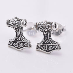 S620 - Thors hammer Stud earrings