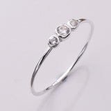 R234 - 925 Silver and 3 CZ stone ring