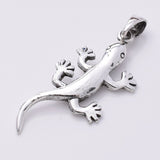 P797 - 925 Silver gecko pendant
