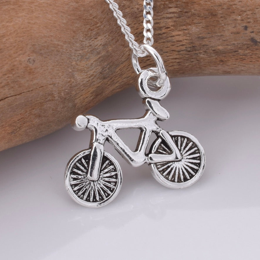 P903 - 925 Silver bicycle charm