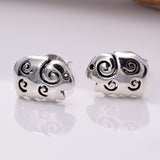 S632 - Silver Sheep stud earrings