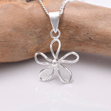 P487 -Wirework daisy pendant