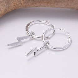 E703 - 10mm hoop with lightning bolt