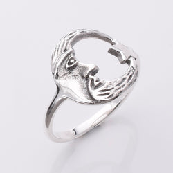 R240 - 925 silver Moon and star ring
