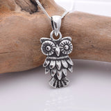 P798 - 925 Silver owl pendant