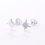 S676 - 925 Silver North star stud earrings