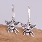 E613 - Sterling silver bee earrings