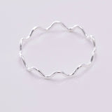 R288 - 925 silver wavy ring