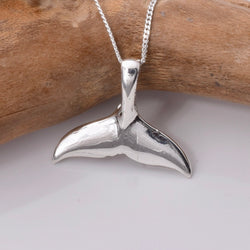 P921 - 925 Sterling silver whaletail pendant