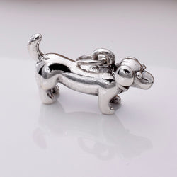 P929 - 925 Sterling silver dachshund pendant