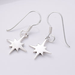 E732 - 925 Silver North Star earrings