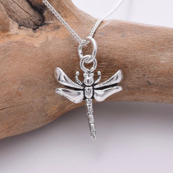 P806 - 925 Silver small dragonfly pendant