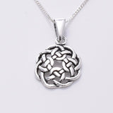 P790 - 925 Silver Celtic knotwork pendant