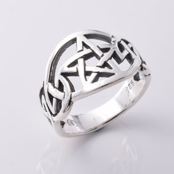 R212 - 925 Silver Celtic Pentagram ring