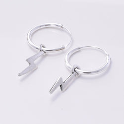 E703 - 10mm hoop with lightning bolt