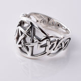 R212 - 925 Silver Celtic Pentagram ring