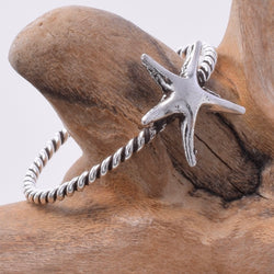 R190 - 925 silver starfish ring