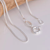 CB30-20 Silver Curb chain 20" length