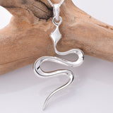 P893 - 925 Silver snake pendant