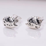 S631 - Silver Hedgehog stud earrings
