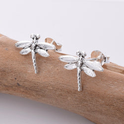 S707 - 925 Silver dragonfly stud earrings