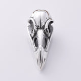 P913 - 925 Sterling Silver Raven Skull pendant