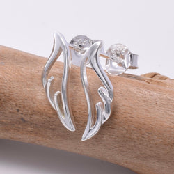S683 - 925 silver angel wing stud earrings