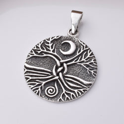 P944 - 925 Sterling silver Tree of life pendant