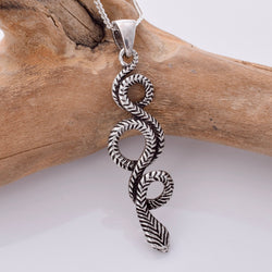 P900 - 925 Silver snake pendant