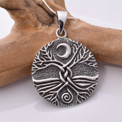 P944 - 925 Sterling silver Tree of life pendant