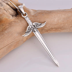 P339 - Winged Broad Sword Pendant