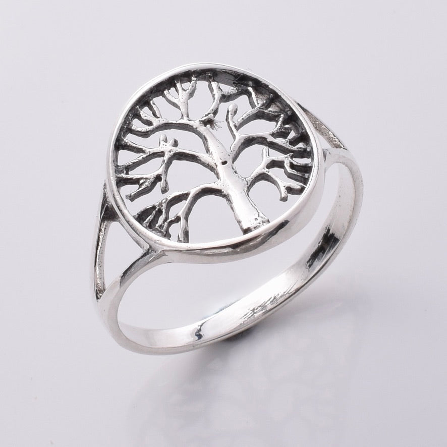 R215 - 925 Silver tree of life ring