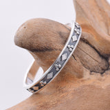 R160 - Silver thin band stacking ring