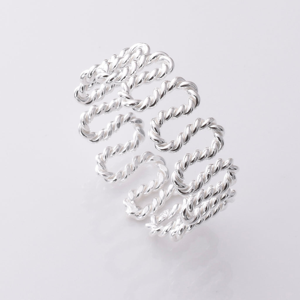 R245 - 925 silver wavy ring